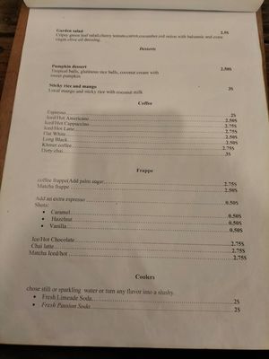  at Sacred Lotus Cafe in Phnom Penh