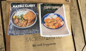 Extra items on the menu  at Sacred Lotus Cafe in Phnom Penh