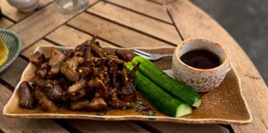   at Sacred Lotus Cafe in Phnom Penh