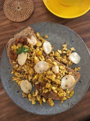 English breakfast  at Sacred Lotus Cafe in Phnom Penh