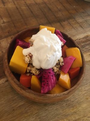 Muesli at Sacred Lotus Cafe in Phnom Penh