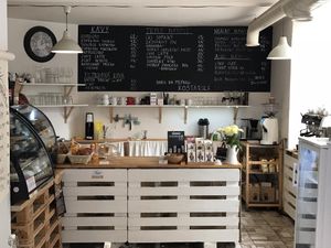 Interior  at Štastná Kavárna in Prague
