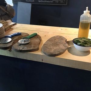 The cutters at Rust Bucket Pizza Co in South East London