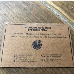 Rust Bucket at Rust Bucket Pizza Co in South East London