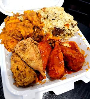 Make sure to specify you want sauces for chick'n drummies at NuVegan in Washington