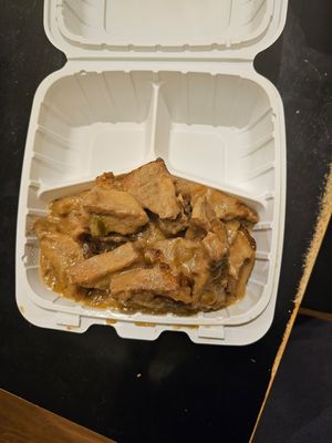 Curry tofu at NuVegan in Washington