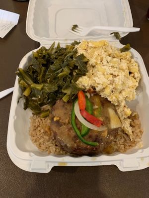 Meatloaf with fixins   at NuVegan in Washington