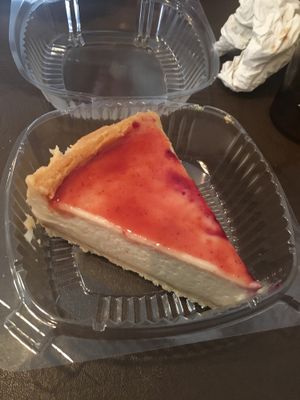 Strawberry cheesecake - couldn't believe it was vegan at NuVegan in Washington