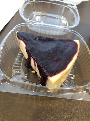 Blueberry cheesecake. A must try! They also had strawberry and oreo flavored  at NuVegan in Washington
