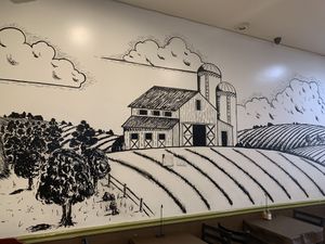 Love this wall art! at NuVegan in Washington