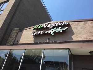 Outside  at NuVegan in Washington