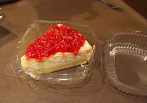 The best vegan cheesecake I've ever had.  at NuVegan in Washington