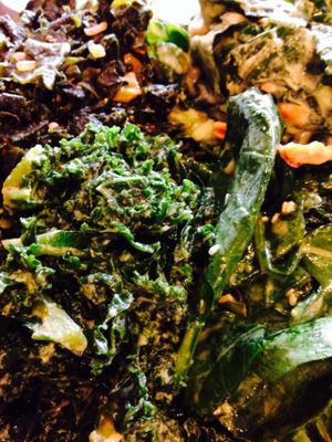 Keeping it green- all raw quartet! at NuVegan in Washington