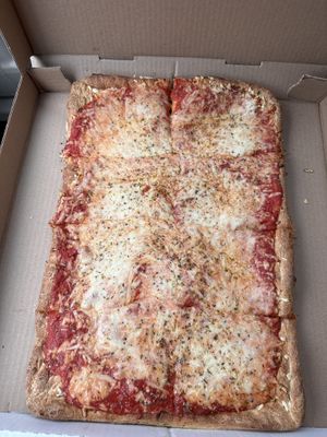 Sicilian pizza with vegan cheesee  at Ramunto's Brick n'Brew in Hanover