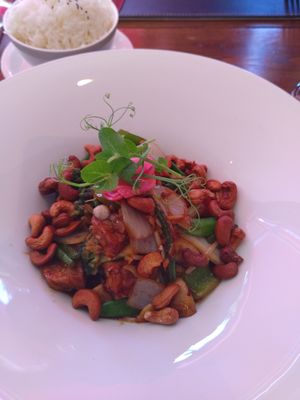 Cashew stir-fry with tofu at Lily House Thai & Chinese in Kenmare