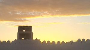 Our view!!! at Terrassa in Khiva