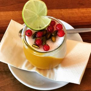 Panna Cotta Tropicana 🌴🥭🥥 at Taraverde in Winterthur