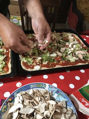 Vegan Meal served by the hosts!  at Barabrith in Donji Budacki