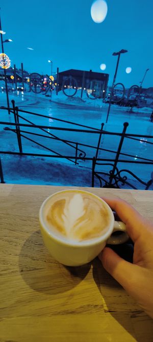  at Huset Kafé in Leknes