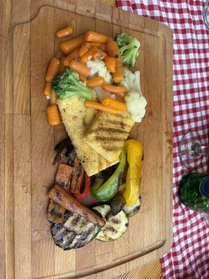 Vegan plate  at Konoba Dalmacija in Zadar