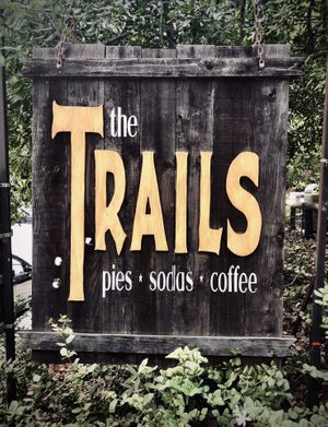Can’t miss the sign.    at The Trails Cafe in Los Angeles