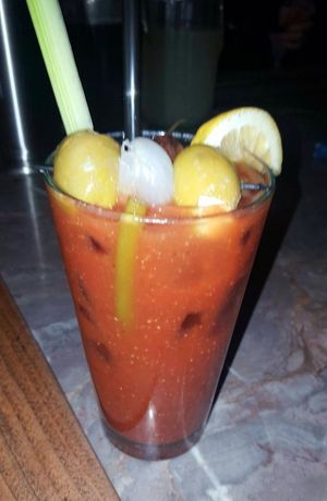 House Bloody Mary Mix is confirmed vegan! at Fox & Goose Public House in Sacramento