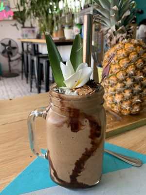 Chocolate smoothie   at Tropical Kitchen Cabo in Cabo San Lucas
