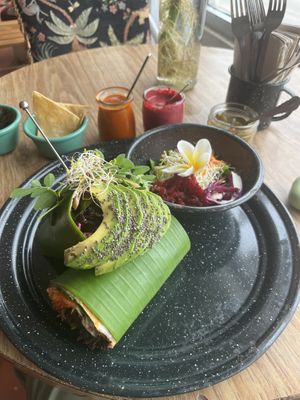 Reggae burrito   at Tropical Kitchen Cabo in Cabo San Lucas