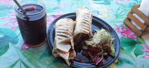 Burrito de jamaica at Tropical Kitchen Cabo in Cabo San Lucas