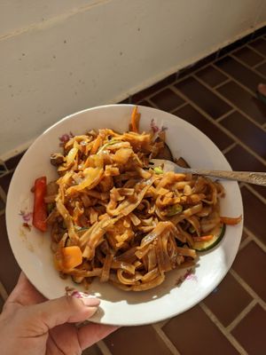 Rice noodles with tofu at Wok.about  in Rovinj