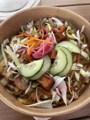 Rice noodles with tofu  at Wok.about  in Rovinj