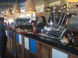 Bar  at Xiringuito Escribà in Barcelona