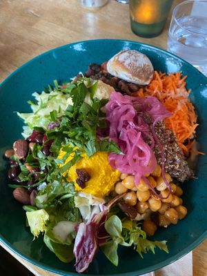 Vegan bowl at Rost Mat & Kaffe in Umea