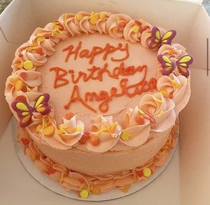 Birthday cake  at Olivier's in Tracy