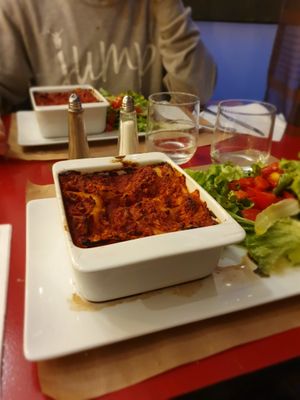 Lasagnas at La Bouche'rit in Grenoble