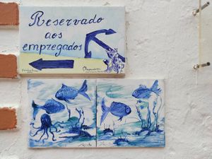 . at Barril Beach Cafe in Faro