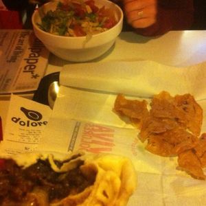 vegan lover burrito and burrito bowl! at Dolores in Berlin