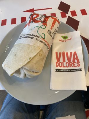 Nice big burrito!  at Dolores in Berlin