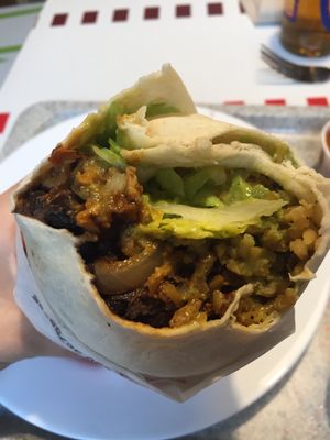 Vegan lover burrito  at Dolores in Berlin