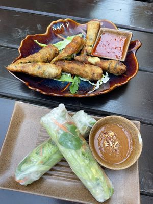 Summer and spring rolls at Nam Y in Berlin