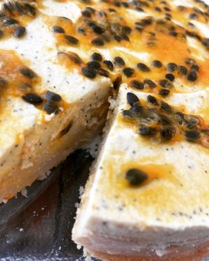 The base is coconut and almond flour  at Eco Tienda Café in Asuncion