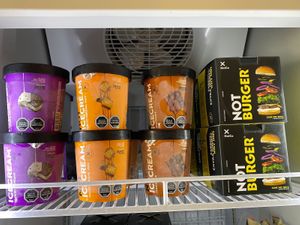 Ice creams and other Not Co foods   at Eco Tienda Café in Asuncion