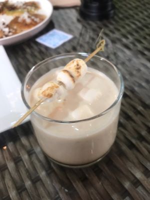 Bebida con malvaviscos #Veganuary at Yoyu in Tlalnepantla