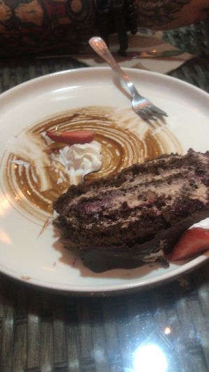 Pastel selva negra  #Veganuary at Yoyu in Tlalnepantla