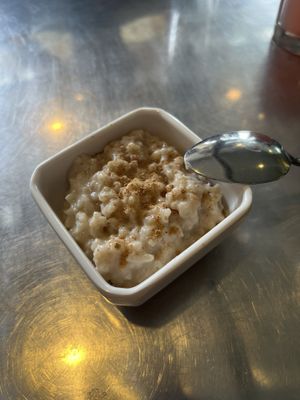 Rice pudding  at Yoyu in Tlalnepantla