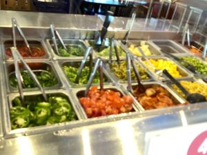 Bowl choices  at Corner 11 Bowl and Wrap in Cleveland