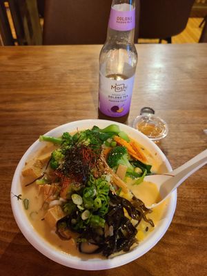 spicy vegan ramen!  at Corner 11 Bowl and Wrap in Cleveland
