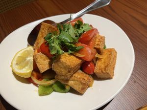 Tofu   at Mingalaba in Burlingame