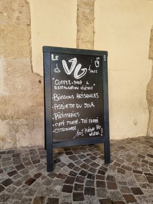Menu 1 at Le VG D'Arles - La Cantine Végétale in Arles