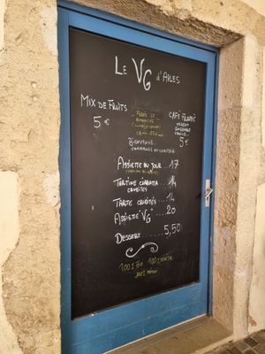 Menu 2 at Le VG D'Arles - La Cantine Végétale in Arles